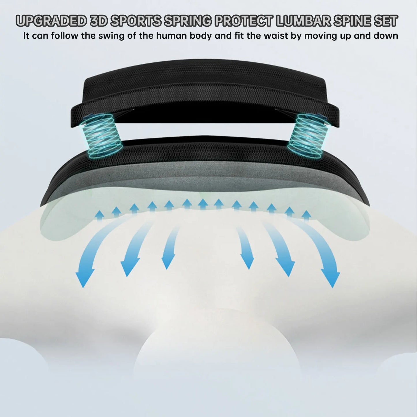 ErgoSupport™ Lumbar Cushion – Car & Office Back Support Pillow