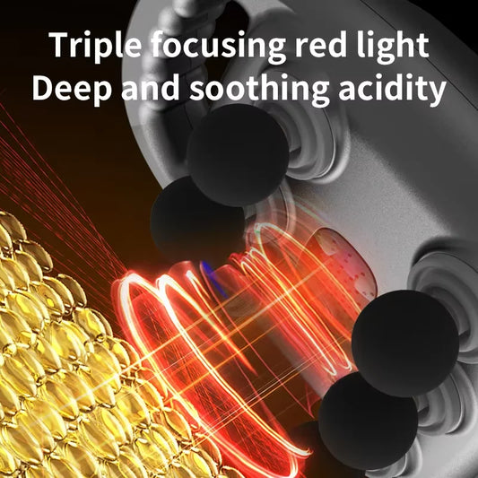 6 headed rechargeable full body massage gun