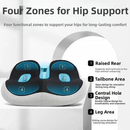 ErgoRelief™ Slow-Rebound Seat Cushion