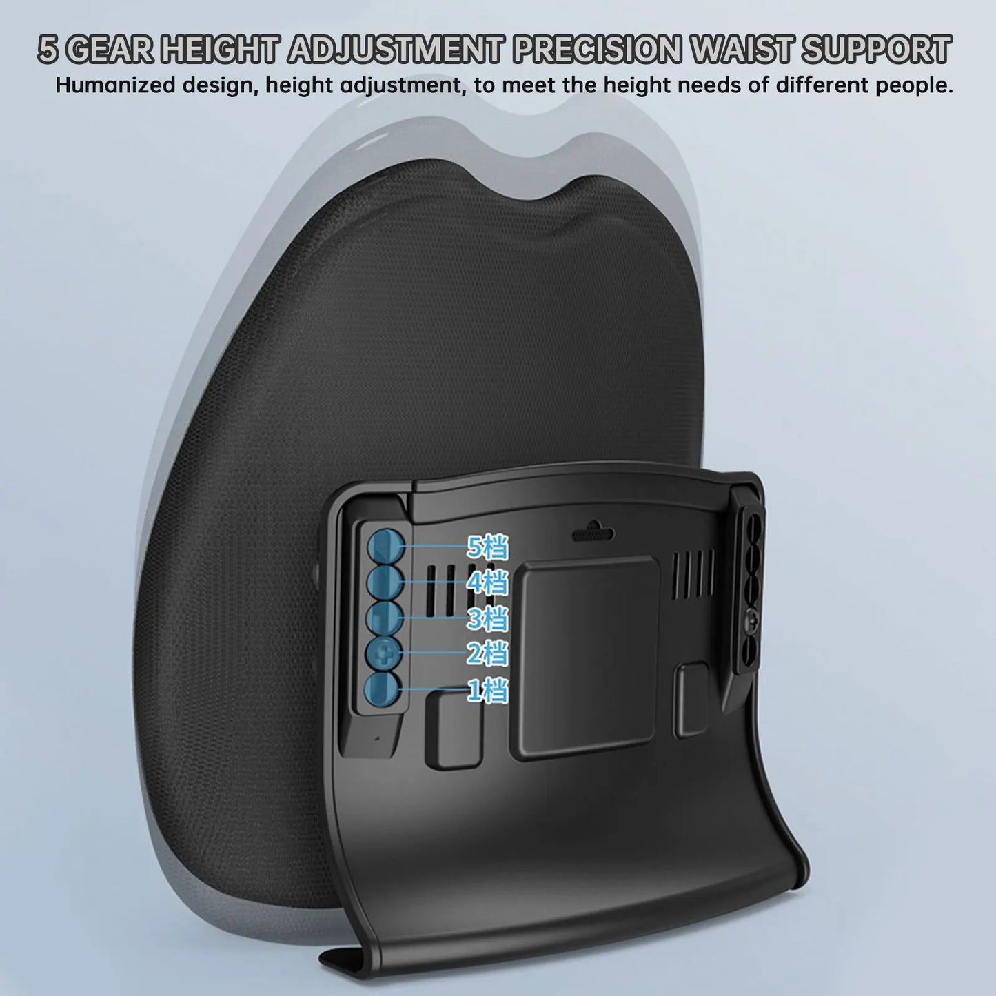 ErgoSupport™ Lumbar Cushion – Car & Office Back Support Pillow