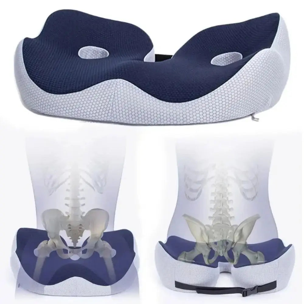 ErgoRelief™ Slow-Rebound Seat Cushion